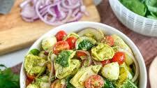 Pesto Tortellini Pasta Salad