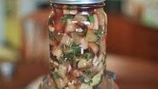 Pickled Eggplant with Mint and Garlic