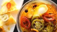 Pickled Garlic and Jalapeño Peppers