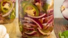 Pickled Onions and Jalapeños