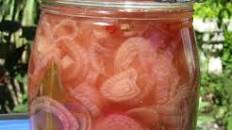 Pickled Pink Shallots