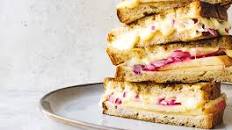 Pickled Red Onion and Apple Grilled Cheese Sandwich