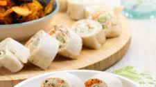 Pickled Veggies and Cream Cheese Pinwheels