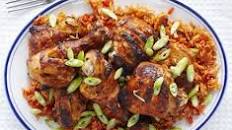 Piri-piri chicken with spicy rice