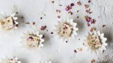 Pistachio Rose White Chocolate Fudge