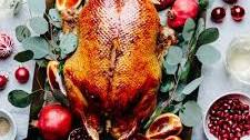 Pomegranate molasses roasted duck