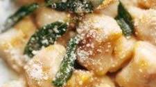 Pumpkin Gnocchi with Sage Butter Sauce
