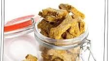 Pumpkin & Peanut Butter Dog Treats (just 3 ingredients!)