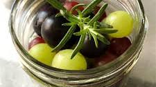 Quick Pickled Grapes with Rosemary