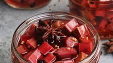 Quick Pickled Rhubarb