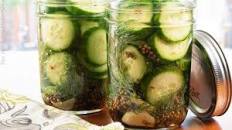 Quick Refrigerator Spicy Garlic-Dill Pickles