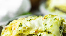 Quick and Easy Creamy Chicken Pesto Lasagna