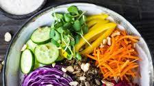 Rainbow Grain Bowl with Cashew Sauce