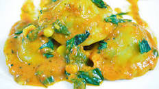 Ravioli Recipe With Broccoli Filling In White And Red Sauce