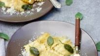 Ravioli with Brown Butter and Crispy Sage