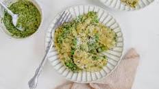 Ravioli with Creamy Spinach Pesto
