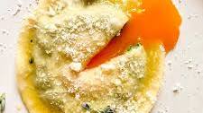 Ravioli with Spinach, Ricotta, & Egg Yolks