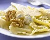 Ravioli with gorgonzola, pear and walnuts