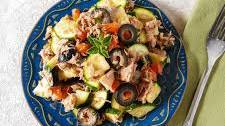 Real Food Mediterranean Tuna Zucchini Salad