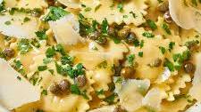 Recipe: Lemon Caper Brown Butter Ravioli