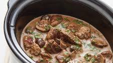 Recipe: Slow Cooker Beef Tips with Mushroom Gravy