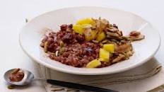 Red Rice & Barley Congee with Mango and Coconut