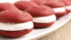 Red Velvet Whoopie Pies with Marshmallow Filling Recipe