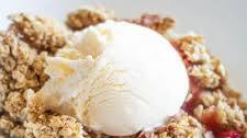 Rhubarb Lavender Crisp