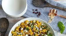 Roasted Cauliflower Chickpea Salad