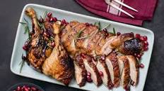 Roasted Duck with Pomegranate Glaze