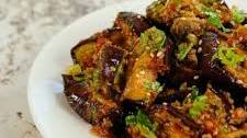 Roasted Eggplant Recipe (Asian Style)