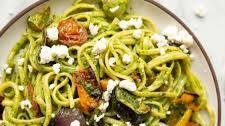 Roasted Veggie Pesto Pasta