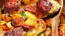 Rustic Lemon Chicken and Potatoes.