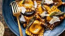 Sage Butter Pumpkin Cheese Ravioli