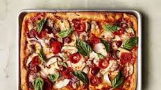Sausage, Mushroom, and Pickled-Pepper Pizza