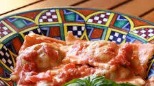 Sausage Spinach Ravioli With Tomato Cream Sauce