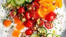 Savory Cottage Cheese Bowl