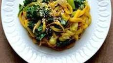 Savory Sesame Zucchini Noodles