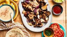 Shawarma-Style Chicken and Mushroom Kebabs