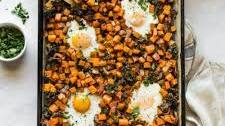 Sheet Pan Eggs and Breakfast Hash