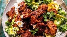 Sheet Pan Hot Honey Garlic Chicken and Zucchini