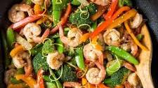 Shrimp Stir Fry with Lemon and Ginger