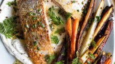 Simple Salmon Dinner with Roasted Carrots