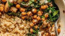 Skillet Spiced Chickpeas and Kale