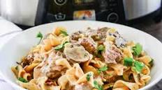 Slow Cooker Beef Stroganoff