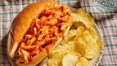 Slow Cooker Buffalo Chicken Sandwiches