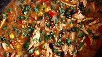 Slow Cooker Chicken Fajita & Quinoa Soup