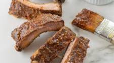 Slow Cooker Ribs with Bourbon Sauce