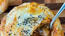 Slow-cooked Beef Stroganoff Pot Pies