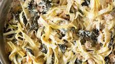Smoked Salmon Pasta with Spinach & Lemon